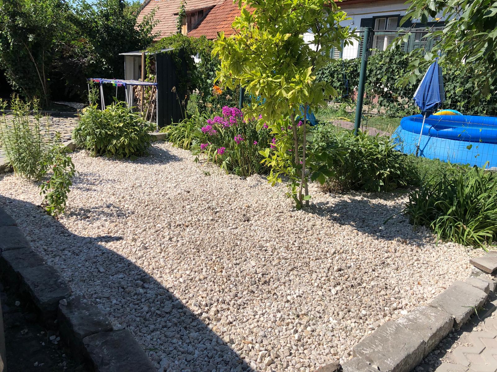 Aplicare Geotextil & Piatră Decorativă - After